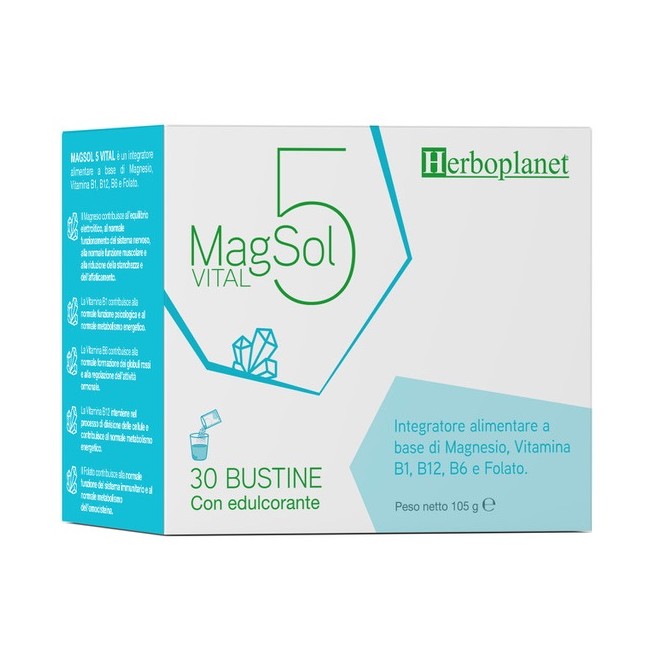 Herboplanet Magsol 5 Vital 30 Bustine Herboplanet Magsol 5 Vital 30 Bustine