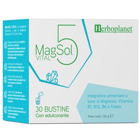 Herboplanet Magsol 5 Vital 30 Bustine Herboplanet Magsol 5 Vital 30 Bustine