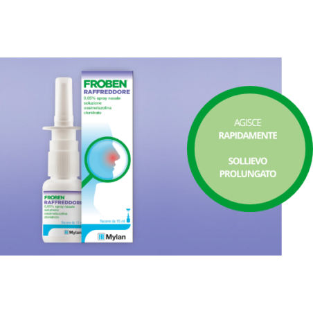 Froben Raffreddore 0,05% Spray Nasale Flacone da 15ml Froben Raffreddore 0,05% Spray Nasale Flacone da 15ml