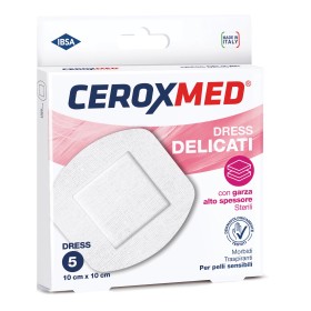 Nova Argentia Cerotti Compresse Dress Ceroxmed Delicati 6x10 Cm 5 Pezzi