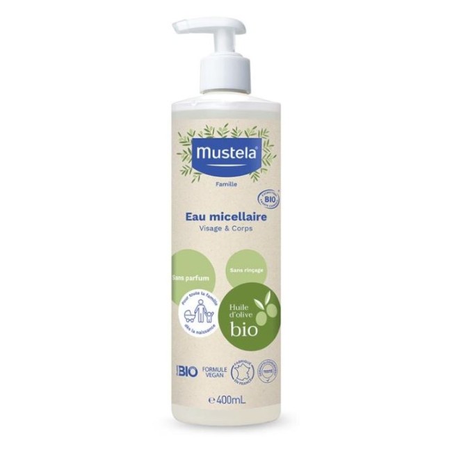 Laboratoires Expanscience Mustela Acqua Micellare Bio 400 Ml Laboratoires Expanscience Mustela Acqua Micellare Bio 400 Ml