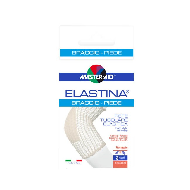 Pietrasanta Pharma Rete Tubolare Elastica Ipoallergenica Master-aid Elastina Braccio/piede 3 Mt In Tensione Calibro 4 Cm