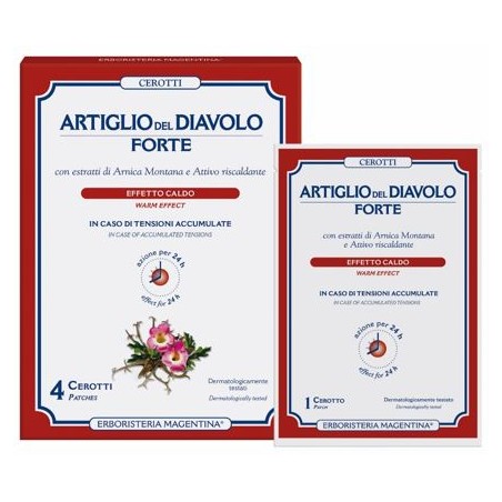 Erboristeria Magentina Artiglio Forte Cerotti 4 Pezzi