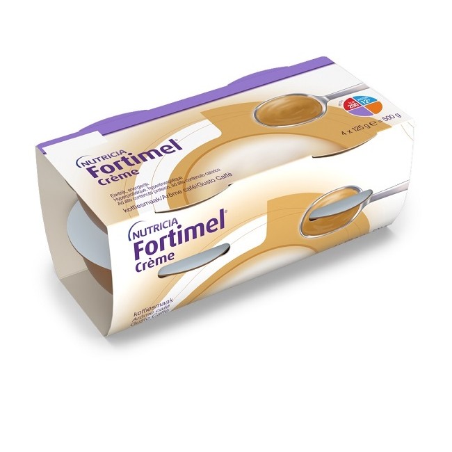 Danone Fortimel Creme Caffe' 4 Pezzi Da 125 G Danone Fortimel Creme Caffe' 4 Pezzi Da 125 G