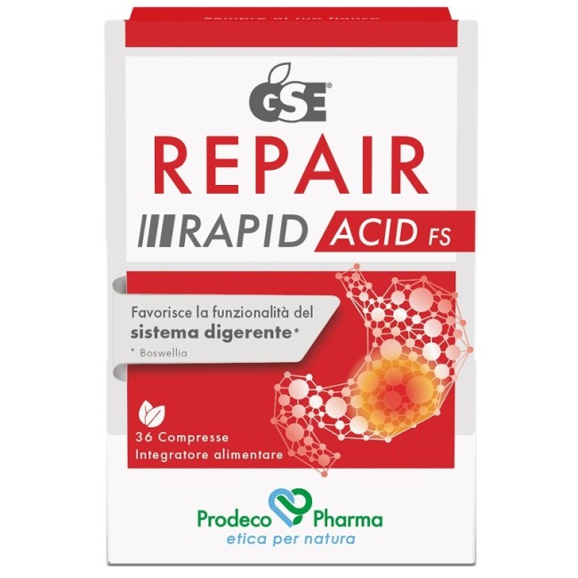 Prodeco Pharma Gse Repair Rapid Acid Fs 36 Compresse