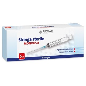 Federfarma.co Siringa Monouso 5 Ml Profar