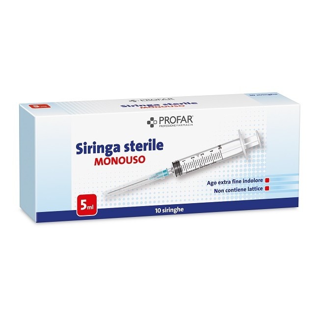 Federfarma.co Siringa Monouso 5 Ml Profar
