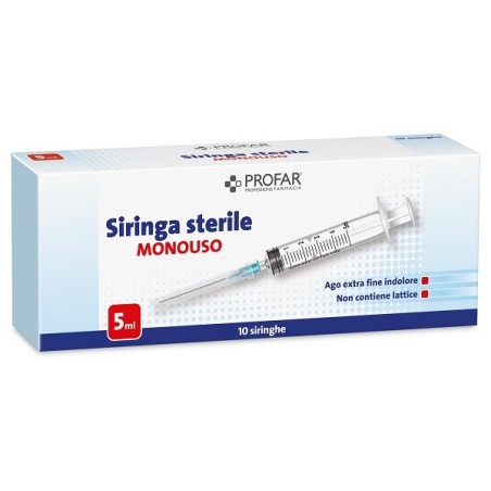 Federfarma.co Siringa Monouso 5 Ml Profar
