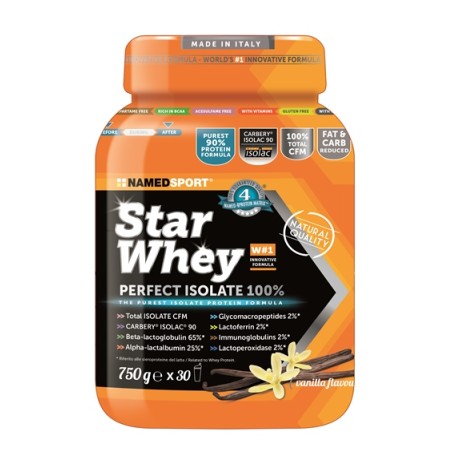 Named Star Whey Isolate Vanilla 750 G Named Star Whey Isolate Vanilla 750 G