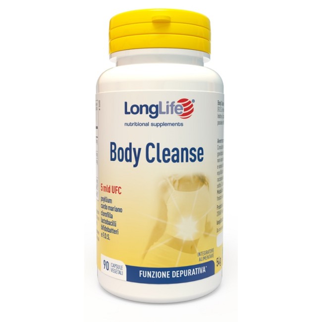 Longlife Body Cleanse 90 Capsule Vegetali Longlife Body Cleanse 90 Capsule Vegetali