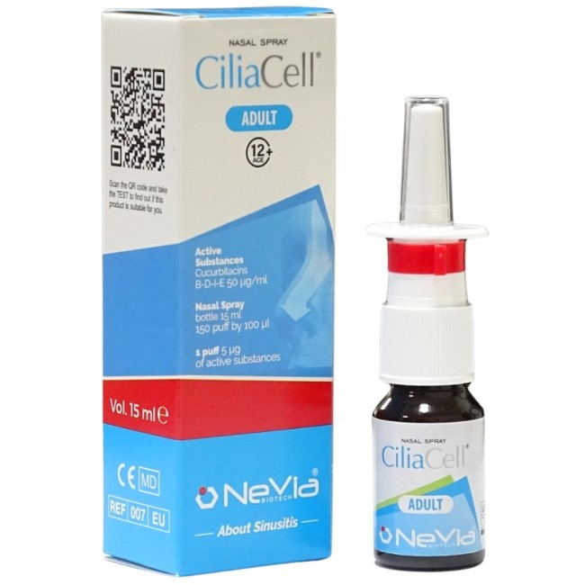 Nevia Biotech Ciliacell Nasal Spray Adult 15 Ml Nevia Biotech Ciliacell Nasal Spray Adult 15 Ml
