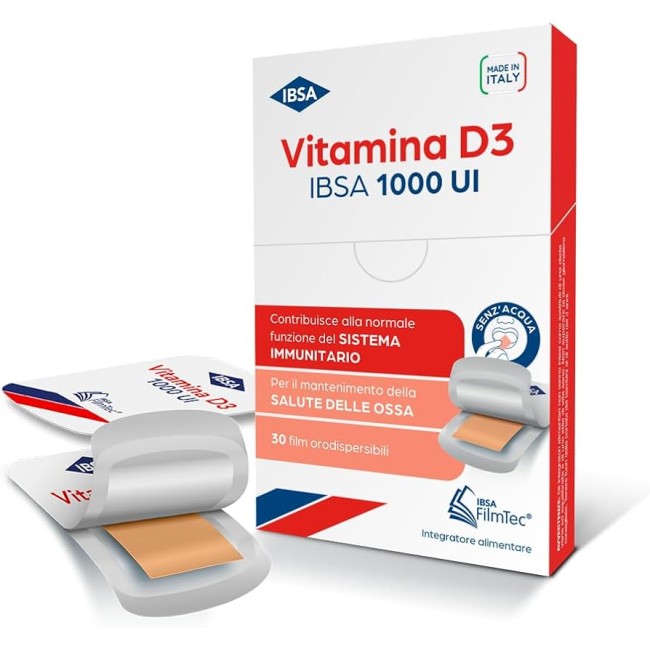 Ibsa Vitamina D3 1000 UI 30 Film Orodispersibili