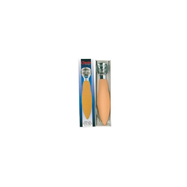 Credo Tagliacalli Cromato Con Clip Raspa Colore Albicocca Credo Tagliacalli Cromato Con Clip Raspa Colore Albicocca