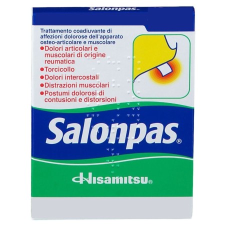 Hisamitsu Pharmaceutical Salonpas 144,24 Mg/130,92 Mg/28,44 Mg Cerotti Medicati 4 Cerotti Metile Salicilato/levomentolo/dl-canfo