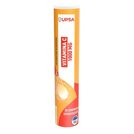 Upsa Vitality Vitamina C 1000 Mg 20 Compresse Effervescenti Upsa Vitality Vitamina C 1000 Mg 20 Compresse Effervescenti