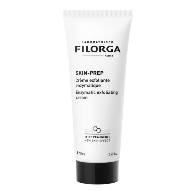 Filorga Skin Prep Crema Esfoliante Enzimatica 75 ml, trattamento viso per levigare la pelle e migliorare la texture cutanea