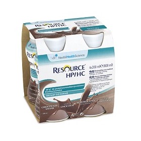 Nestlè Resource Hp/hc Cioccolato 4 Bottiglie 200 Ml