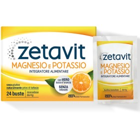Zeta Farmaceutici Zetavit Magnesio Potassio 24 Bustine Da 4 G