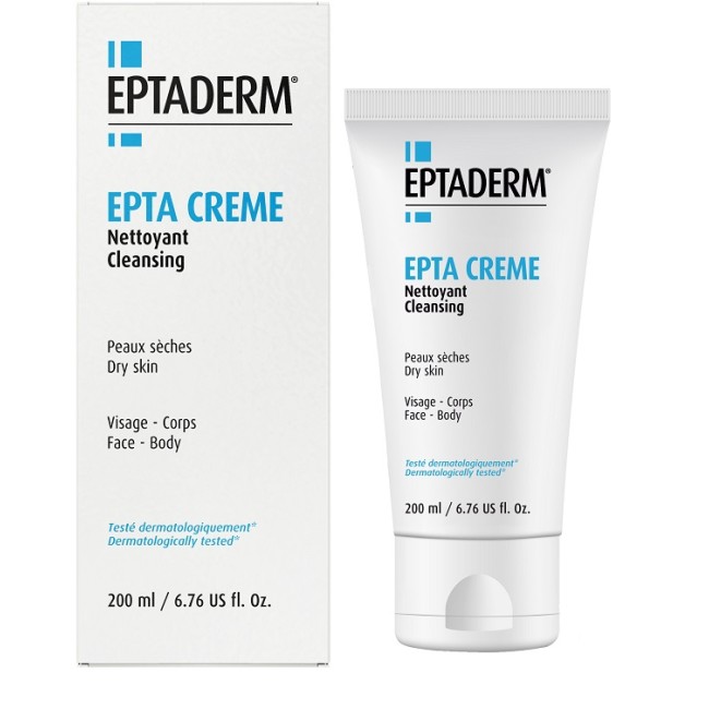 Unika Labs Eptaderm Epta Creme Detergente Pelli Secche Viso Corpo 200 Ml