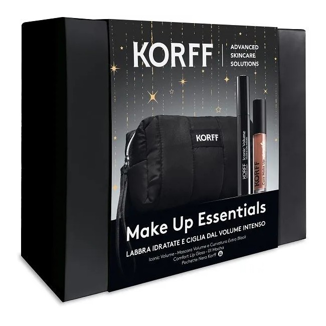 Korff Make Up Essentials Iconic Volume Mascara+ Comfort Lip Gloss