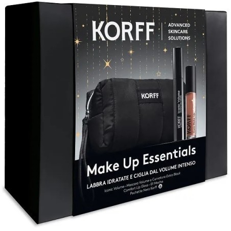 Korff Make Up Essentials Iconic Volume Mascara+ Comfort Lip Gloss