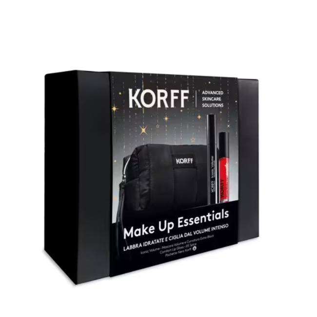 Korff Make Up Essentials Iconic Volume Mascara + Comfort Lip Gloss 05