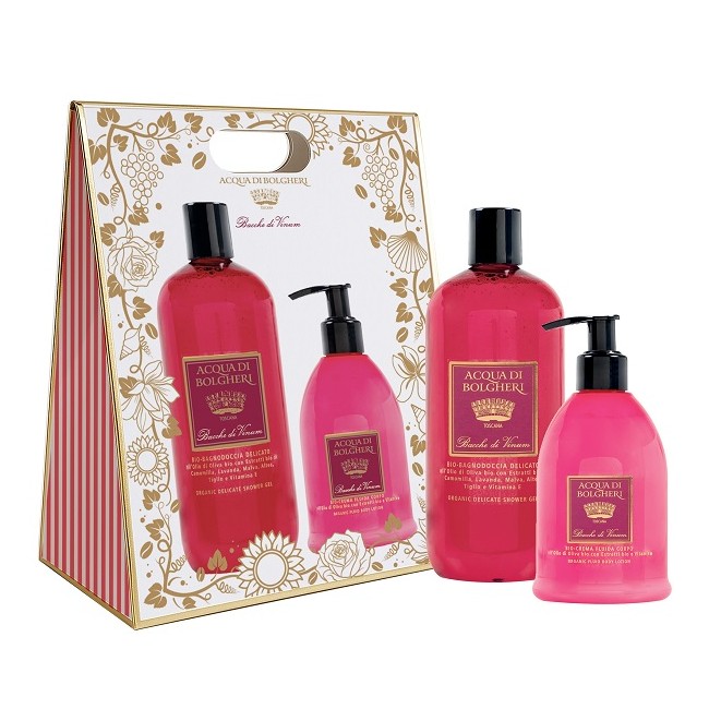 Acqua Di Bolgheri Bacche Di Vinum Cofanetto - Bio Bagnodoccia Delicato + Bio Crema Fluida Corpo