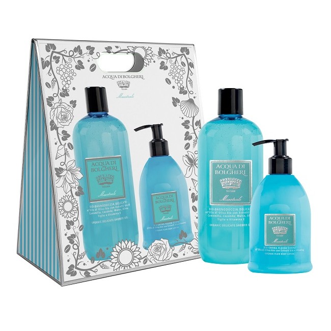 Acqua Di Bolgheri Maestrale Cofanetto - Bio Bagnodoccia Delicato+ Bio Crema Fluida Corpo