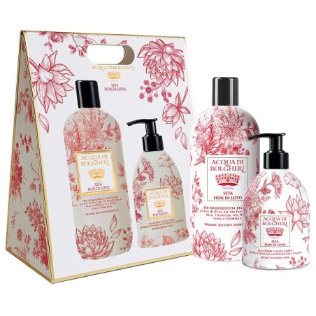 Acqua Di Bolgheri Seta Fior Di Loto Cofanetto - Bio Bagnodoccia Delicato + Bio Crema Fluida