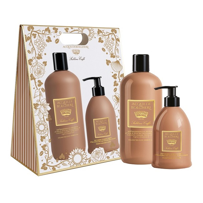 Acqua Di Bolgheri Sublime Caffe Cofanetto - Bio Bagnodoccia Delicato + Bio Crema Fluida Corpo Acqua Di Bolgheri Sublime Caffe Cofanetto - Bio Bagnodoccia Delicato + Bio Crema Fluida Corpo