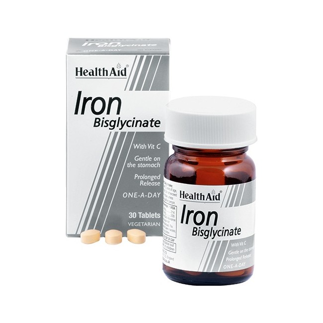 Healthaid Ferro Bisglicinato Iron Bysglicinate 30 Compresse Healthaid Ferro Bisglicinato Iron Bysglicinate 30 Compresse