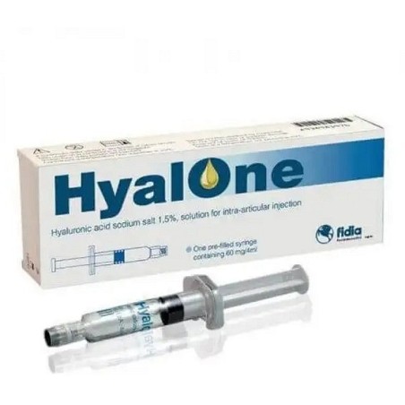 Fidia Farmaceutici Siringa Intra-articolare Hyalone Acido Ialuronico 1,5% 60 Mg 4 Ml 1 Pezzo