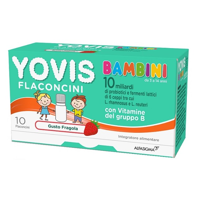 Alfasigma Yovis Bambini Fragola 100 Ml Nuova Formula Alfasigma Yovis Bambini Fragola 100 Ml Nuova Formula