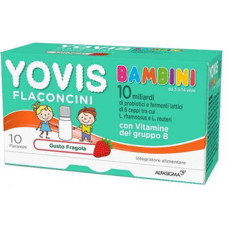 Alfasigma Yovis Bambini Fragola 100 Ml Nuova Formula Alfasigma Yovis Bambini Fragola 100 Ml Nuova Formula
