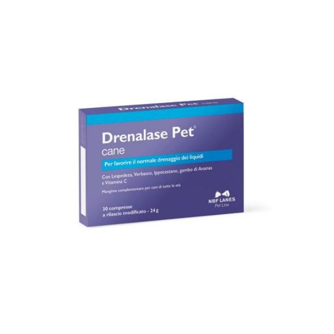 Nbf Lanes Drenalase Pet 20 Cane 20 Compresse Nbf Lanes Drenalase Pet 20 Cane 20 Compresse