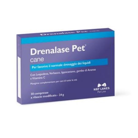 Nbf Lanes Drenalase Pet 20 Cane 20 Compresse Nbf Lanes Drenalase Pet 20 Cane 20 Compresse