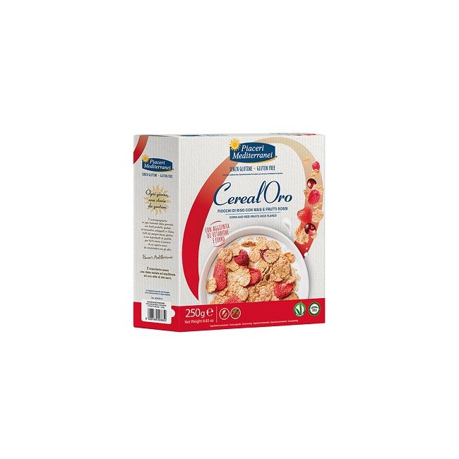 Eurospital Piaceri Mediterranei Cerealoro Fiocchi Di Riso Con Mais E Frutti Rossi 250 G
