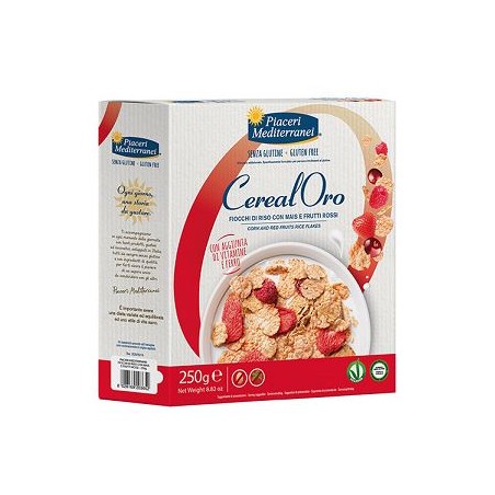 Eurospital Piaceri Mediterranei Cerealoro Fiocchi Di Riso Con Mais E Frutti Rossi 250 G