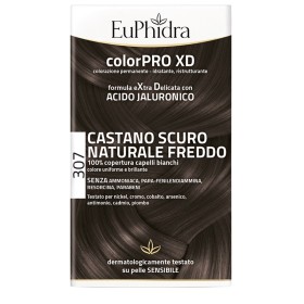 Zeta Farmaceutici Euphidra Colorpro Xd 307 Castano Scu Naturale F Colore + Attivante + Balsamo + Cuffia + Guanti