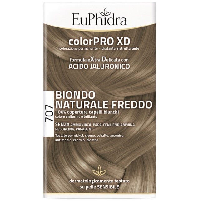 Zeta Farmaceutici Euphidra Colorpro Xd 707 Biondo Naturale F Colore + Attivante + Balsamo + Cuffia + Guanti Zeta Farmaceutici Euphidra Colorpro Xd 707 Biondo Naturale F Colore + Attivante + Balsamo + Cuffia + Guanti