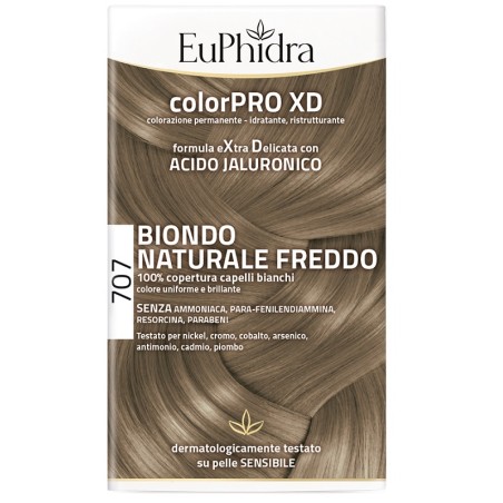 Zeta Farmaceutici Euphidra Colorpro Xd 707 Biondo Naturale F Colore + Attivante + Balsamo + Cuffia + Guanti Zeta Farmaceutici Euphidra Colorpro Xd 707 Biondo Naturale F Colore + Attivante + Balsamo + Cuffia + Guanti