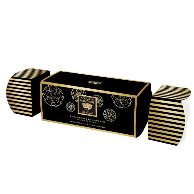 Acqua Di Bolgheri La Camelia Cofanetto Caramella Bio Saponetta & Bio Crema Mani Con Olio Di Oliva Bio Acqua Di Bolgheri La Camelia Cofanetto Caramella Bio Saponetta & Bio Crema Mani Con Olio Di Oliva Bio