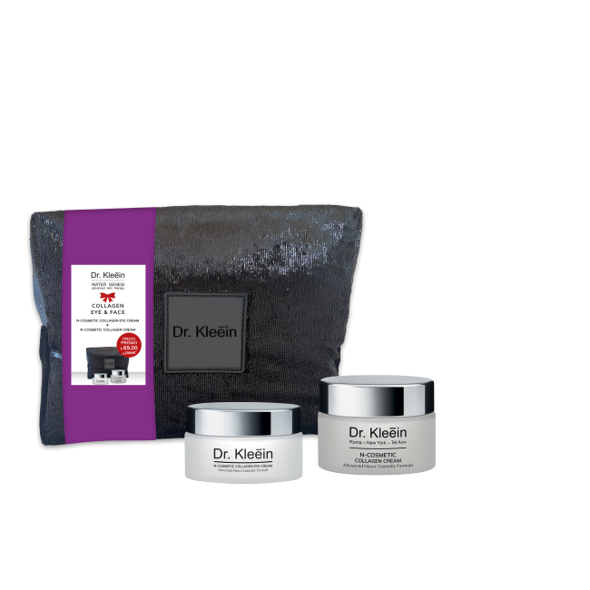 Dr. Kleein Collagen Eye & Face Pack 1 Crema Contorno Occhi 15 Ml + 1 Crema Viso Collagene 50 Ml