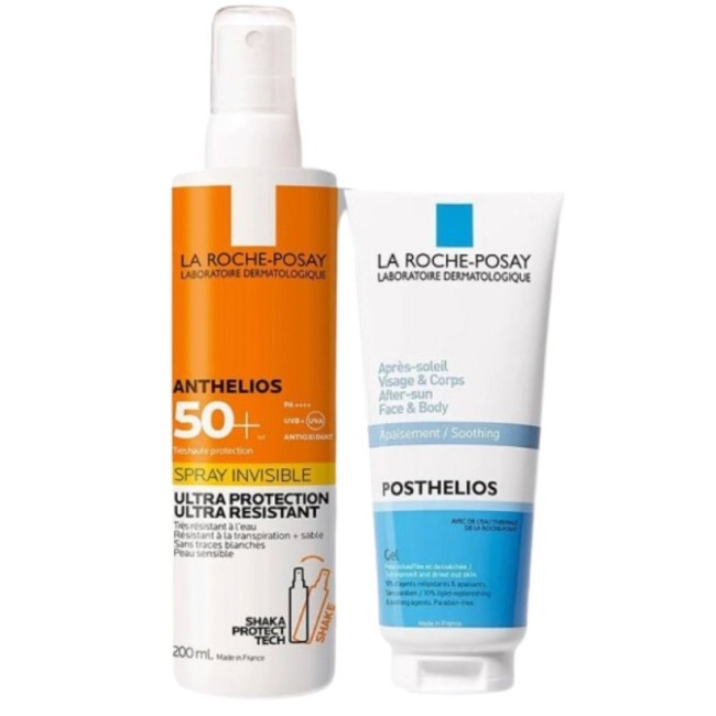 La Roche-posay Anthelios Spray Ap Shaka 50+ 200 Ml + Latte Doposole Post-uv Exposure 75 Ml