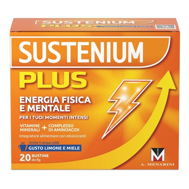Menarini Sustenium Plus Limone E Miele 20 Bustine Da 8 G Menarini Sustenium Plus Limone E Miele 20 Bustine Da 8 G