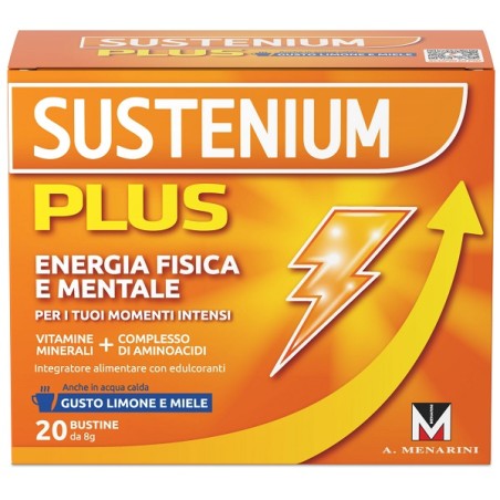 Menarini Sustenium Plus Limone E Miele 20 Bustine Da 8 G Menarini Sustenium Plus Limone E Miele 20 Bustine Da 8 G