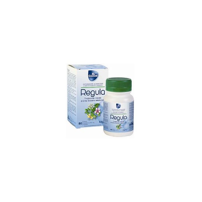 Cosval Regula Miscela Erbe Svizzere 80 Tavolette Da 800 Mg Cosval Regula Miscela Erbe Svizzere 80 Tavolette Da 800 Mg