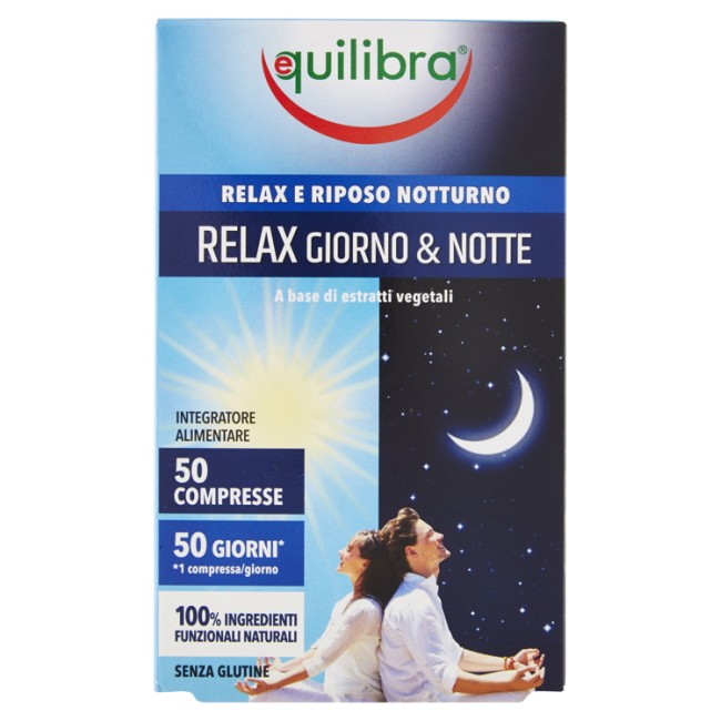 Equilibra Relax Giorno & Notte 50 Compresse Equilibra Relax Giorno & Notte 50 Compresse