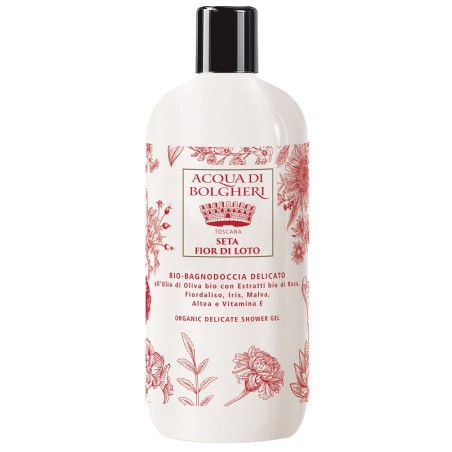 Acqua Di Bolgheri Toscana Seta Fior Di Loto Bio Bagnodoccia Delicato 500 Ml