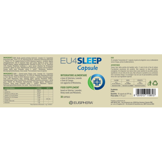 Eusphera Eu4sleep 30 Capsule